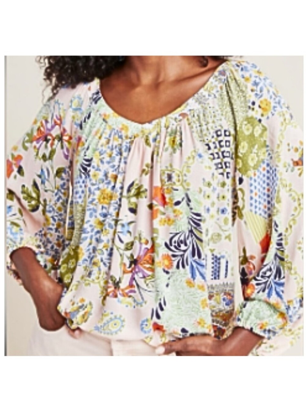 Anthro Blouse Sz 4 - Picture 4 of 6
